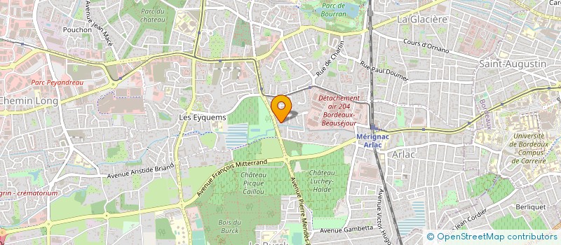 localisation de l'entreprise MONA à MERIGNAC