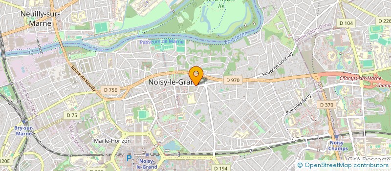 localisation de l'entreprise MONA à NOISY-LE-GRAND