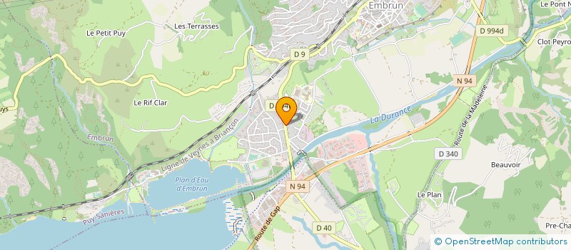 localisation de l'entreprise MONA  EMBRUN