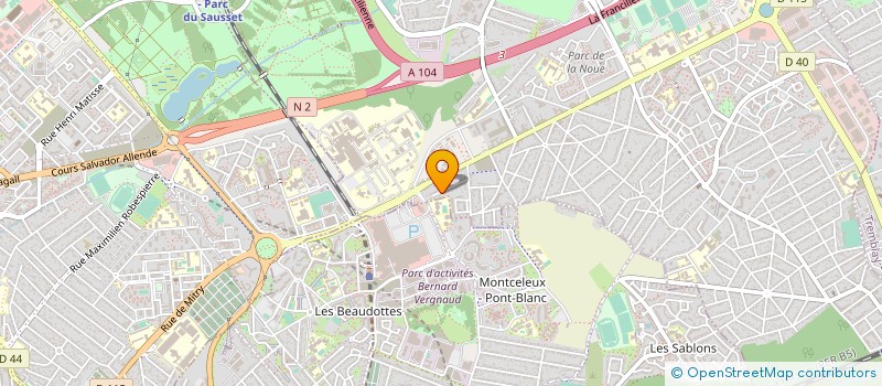 localisation de l'entreprise MONA à VILLEPINTE