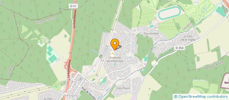 localisation de l'entreprise MONA  LESIGNY