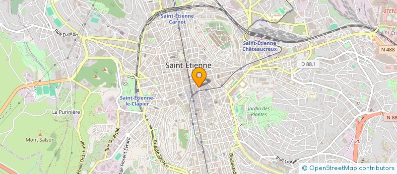 localisation de l'entreprise MONA  SAINT-ETIENNE