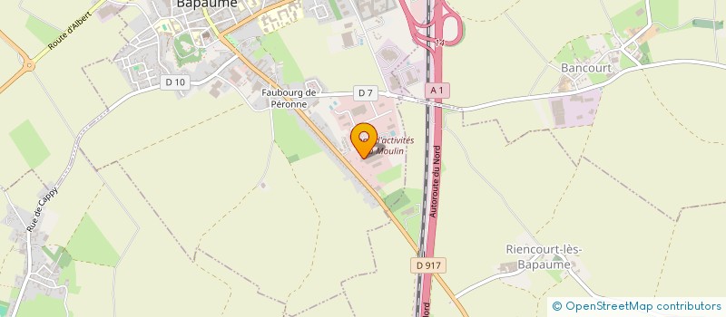 localisation de l'entreprise MONA AUTOMOTIVE à BAPAUME