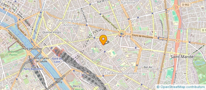 localisation de l'entreprise MONA - BUREAU D'ARCHITECTURE  PARIS