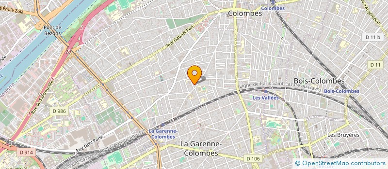 localisation de l'entreprise MONA FACTORY à COLOMBES