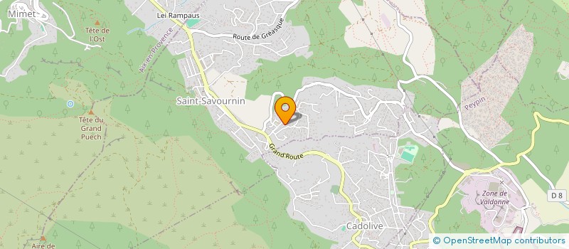 localisation de l'entreprise MONA J.P.  SAINT-SAVOURNIN