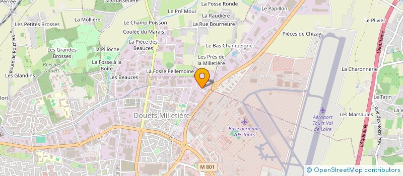 localisation de l'entreprise MONA LISA à MONTLOUIS-SUR-LOIRE