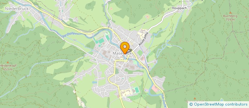 localisation de l'entreprise MONA LISA  MASEVAUX-NIEDERBRUCK