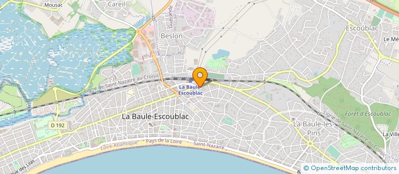 localisation de l'entreprise MONA LISA à LA BAULE-ESCOUBLAC