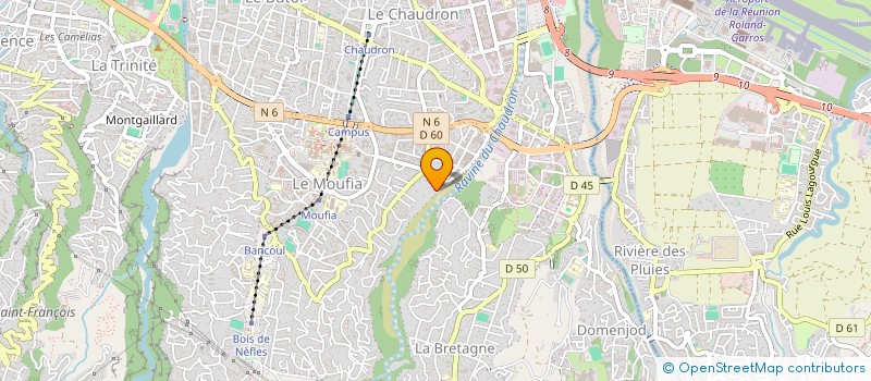 localisation de l'entreprise MONA LISA à SAINT-DENIS