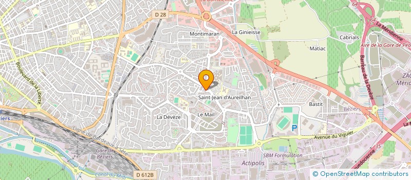 localisation de l'entreprise MONA-LISA BROD à BEZIERS