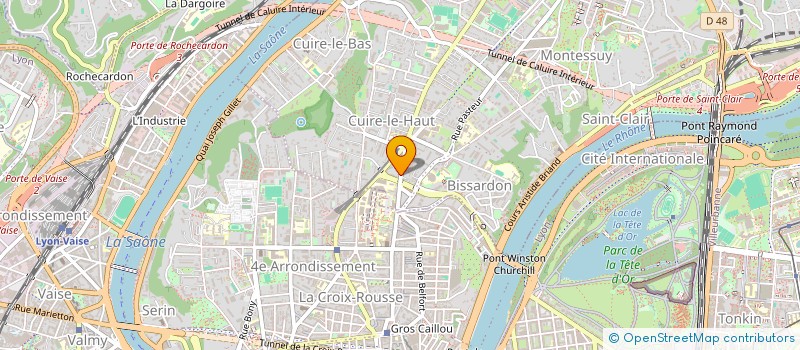 localisation de l'entreprise MONA LISA & CO  CALUIRE-ET-CUIRE