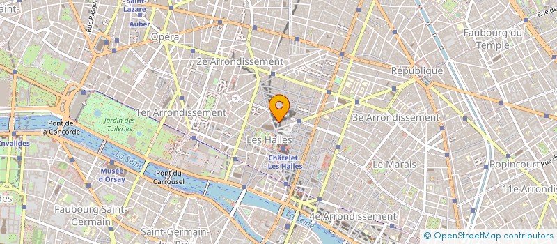localisation de l'entreprise MONA - LISA SPA à PARIS