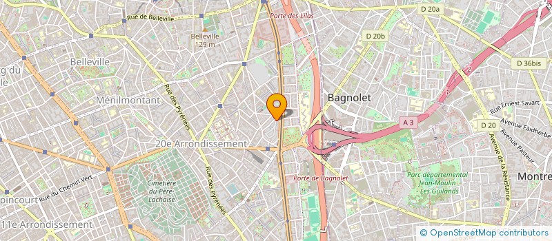 localisation de l'entreprise MONA OSTEOPATHE  PARIS