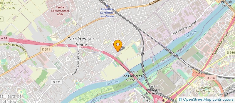 localisation de l'entreprise MONA PATRIMOINE  CARRIERES-SUR-SEINE