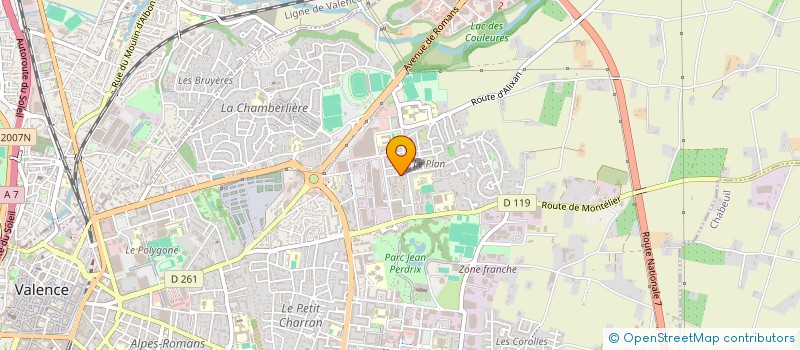 localisation de l'entreprise MONABATI  VALENCE