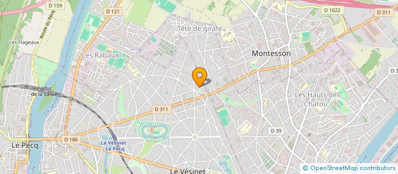 localisation de l'entreprise MONACASTI  LE VESINET