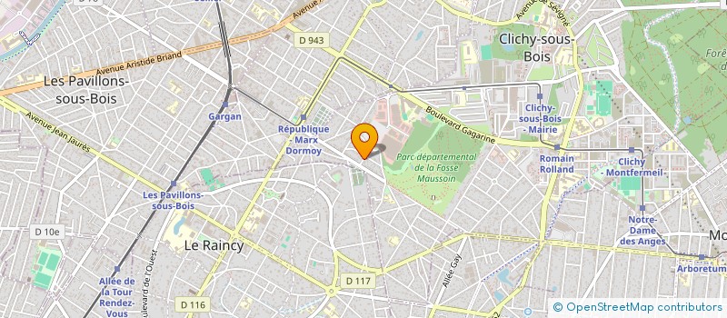 localisation de l'entreprise MONACCHINO à CLICHY-SOUS-BOIS