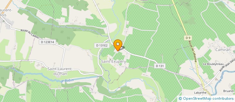 localisation de l'entreprise MONACEL  SAINT-EXUPERY