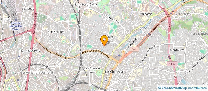 localisation de l'entreprise MONACIL à MARSEILLE 13EME