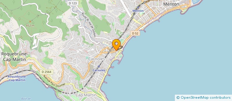 localisation de l'entreprise MONACO GROUP DIFFUSION à ROQUEBRUNE-CAP-MARTIN