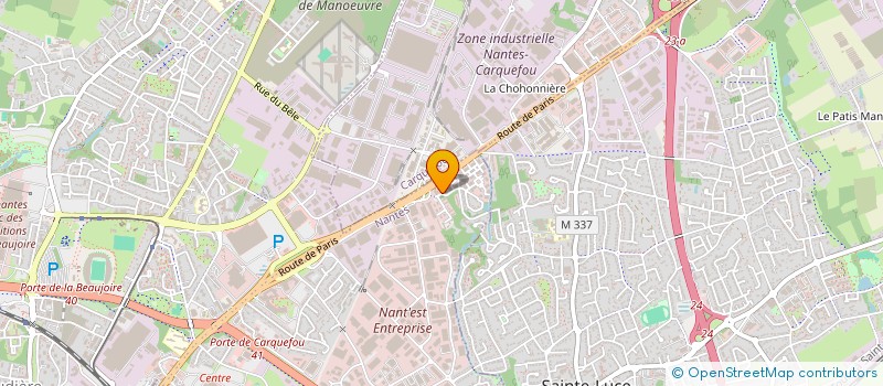 localisation de l'entreprise MONACO OUEST à NANTES