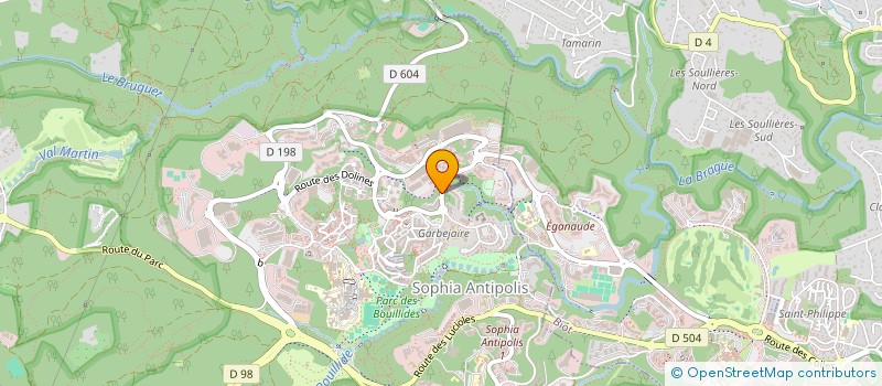 localisation de l'entreprise MONACO PARTNERS  VALBONNE