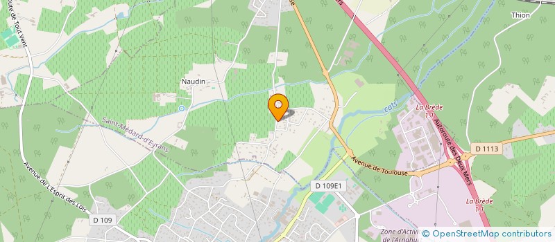 localisation de l'entreprise MONADE  SAINT-MEDARD-D'EYRANS