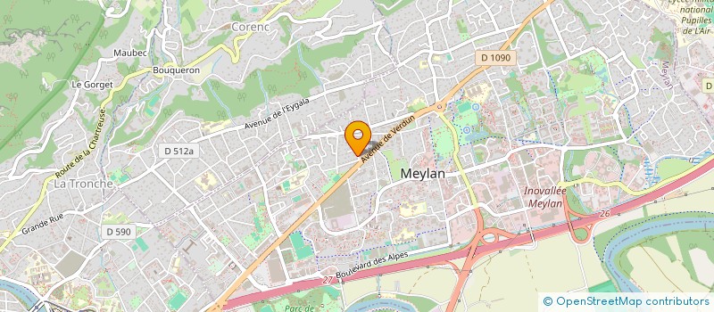 localisation de l'entreprise MONADE INVEST à MEYLAN