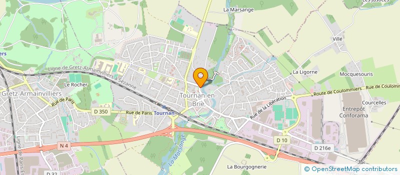 localisation de l'entreprise MONADES à TOURNAN-EN-BRIE