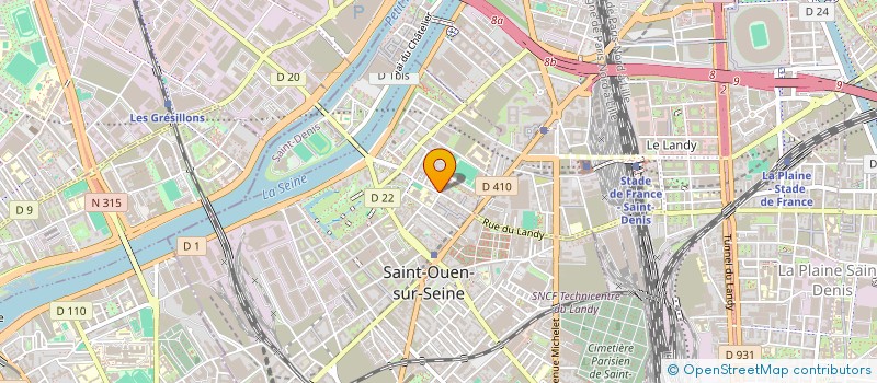 localisation de l'entreprise MONADILE DISTRIBUTION à SAINT-OUEN-SUR-SEINE