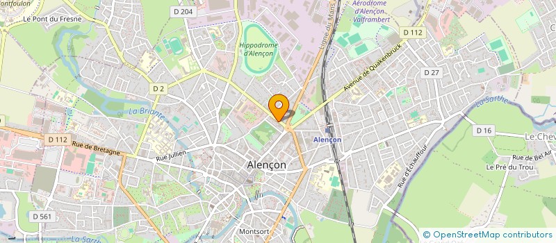 localisation de l'entreprise MONAEL à ALENCON