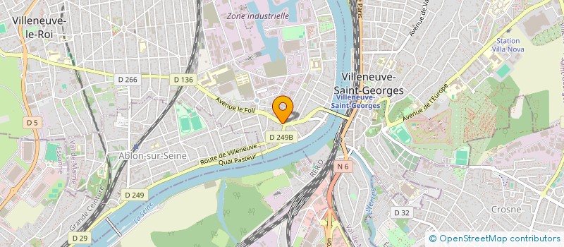 localisation de l'entreprise MONAHT à VILLENEUVE-LE-ROI
