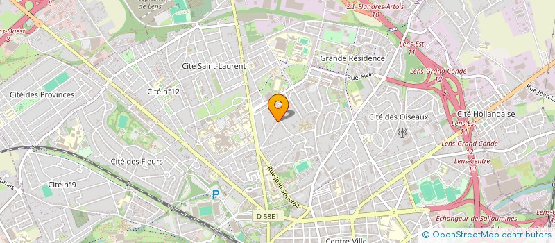 localisation de l'entreprise MONAI à LENS