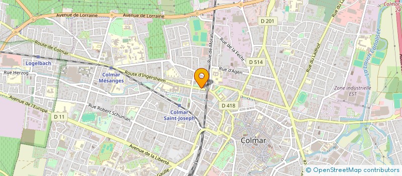 localisation de l'entreprise MONAKO GROUP à COLMAR
