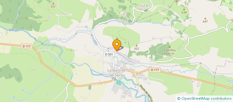 localisation de l'entreprise MONALIFA GROUPE à LA BASTIDE-DE-SEROU