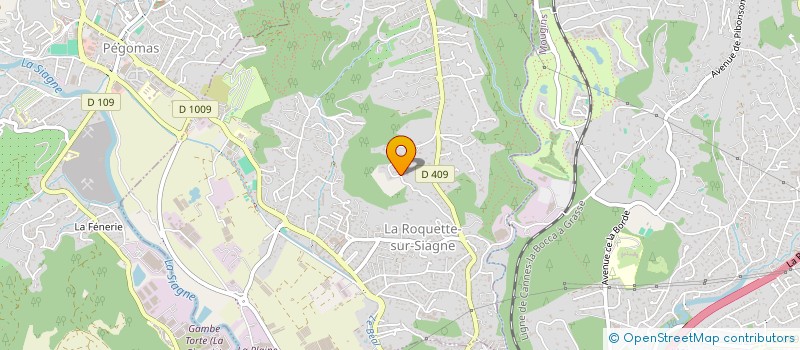 localisation de l'entreprise MONALISA 3 à LA ROQUETTE-SUR-SIAGNE