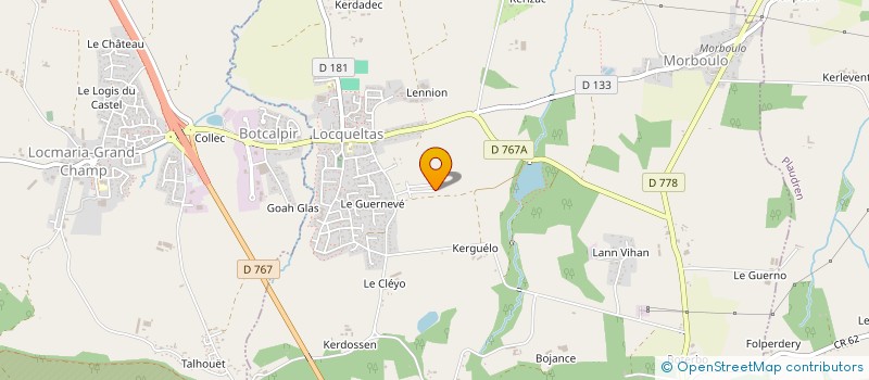 localisation de l'entreprise MONALISA DA VINCI  LOCQUELTAS