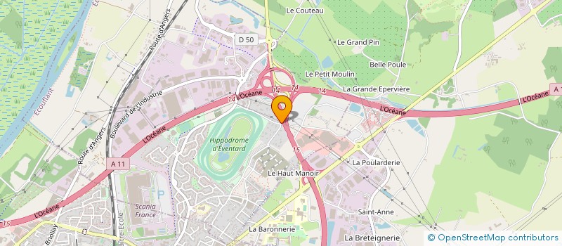 localisation de l'entreprise MONALISON  ECOUFLANT