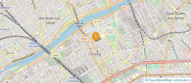 localisation de l'entreprise MONALLEMANDE à CLICHY