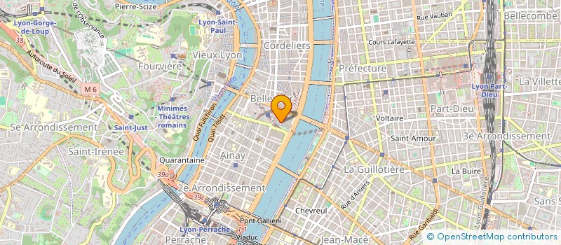 localisation de l'entreprise MONANNONCELEGALE.COM à LYON