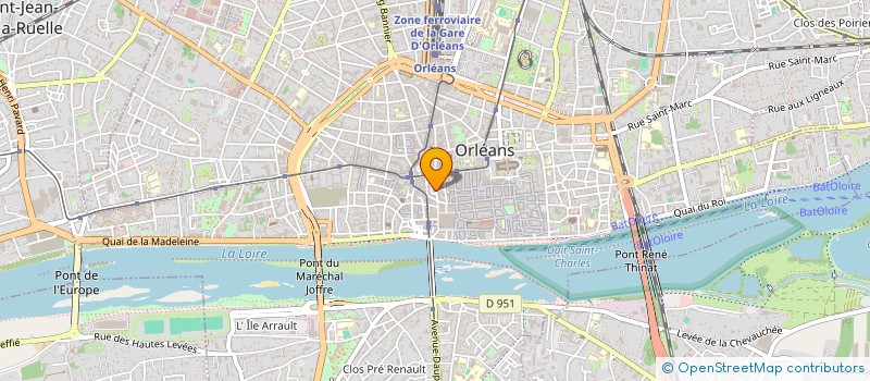 localisation de l'entreprise MONANY-EGRET à ORLEANS