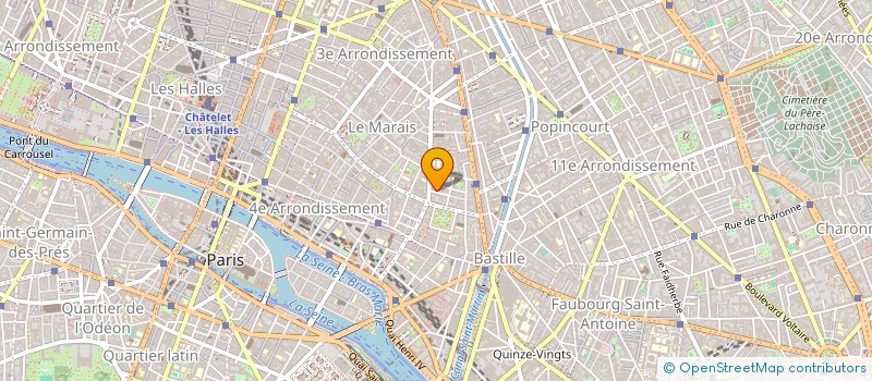 localisation de l'entreprise MONAQUE INDIVISION  PARIS