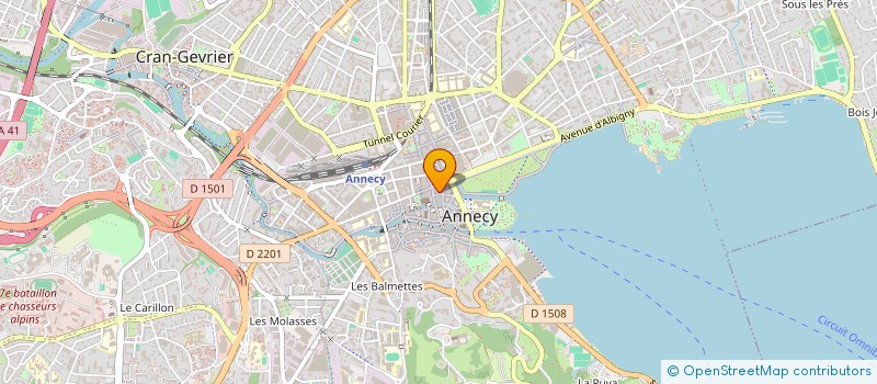 localisation de l'entreprise MONARA à ANNECY
