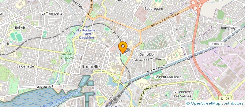 localisation de l'entreprise MONARCH CAPITAL  LA ROCHELLE