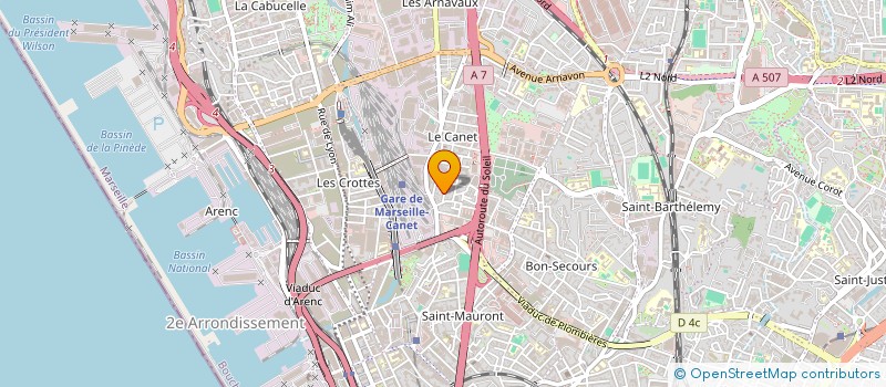 localisation de l'entreprise MONARCH COSMETIQUES à MARSEILLE