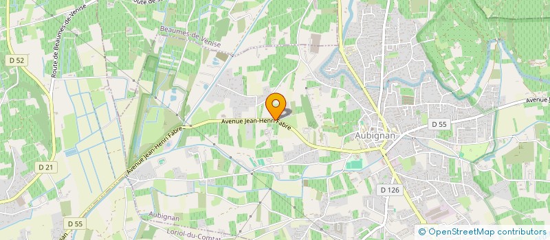 localisation de l'entreprise MONARD LES PEPINIERES VITICOLES  AUBIGNAN