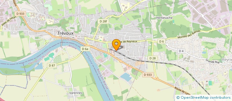 localisation de l'entreprise MONARIS à REYRIEUX