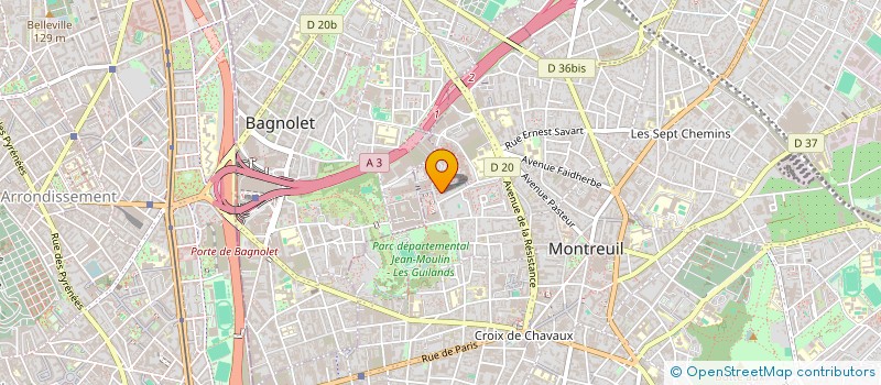 localisation de l'entreprise MONARQUE  MONTREUIL