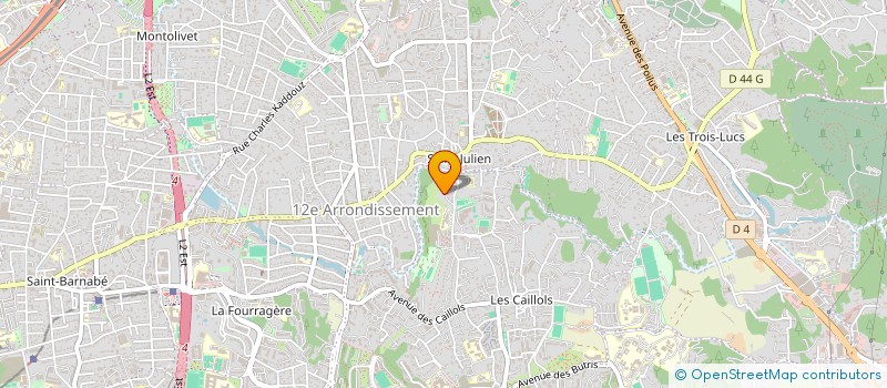 localisation de l'entreprise MONARQUE BLANC  MARSEILLE